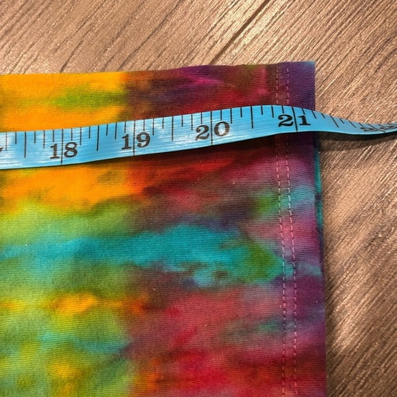 [Tag Size: L]Dharma Trading Tie Dye Asymmetrical Hem Crew L/Sleeve Shirt - Picture 6 of 7